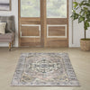 Nourison Brilliance Machine Washable WSB03 Blush Area Rug by Home Room Image Feature