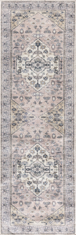 Nourison Brilliance Machine Washable WSB03 Blush Area Rug by Home Main Image