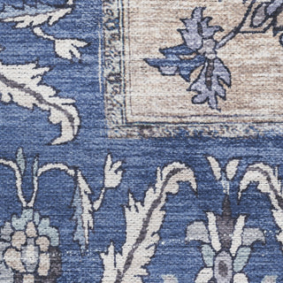 Nourison Brilliance Machine Washable WSB03 Denim Area Rug by Home Swatch Image