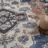 Nourison Brilliance Machine Washable WSB03 Denim Area Rug by Home Corner Image
