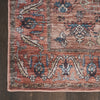 Nourison Brilliance Machine Washable WSB03 Rust Multicolor Area Rug Detail Image