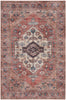 Nourison Brilliance Machine Washable WSB03 Rust Multicolor Area Rug Main Image