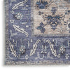 Nourison Brilliance Machine Washable WSB03 Teal Blue Area Rug by Home Texture Image