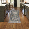 Nourison Brilliance Machine Washable WSB03 Teal Blue Area Rug by Home Corner Image