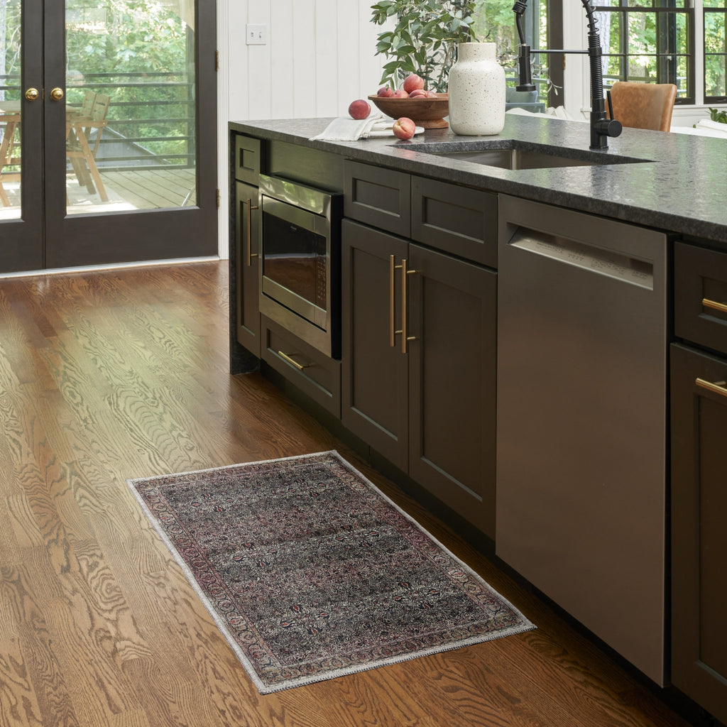 Nourison Brilliance Machine Washable WSB04 Emerald Area Rug by Home Corner Image