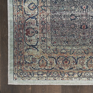 Nourison Brilliance Machine Washable WSB04 Emerald Area Rug by Home Detail Image