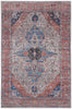 Nourison Brilliance Machine Washable WSB05 Ivory/Brick Area Rug by Home Main Image