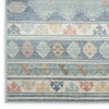 Nourison Washable Decor WSD03 Light Blue Area Rug Corner Image