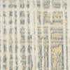 Nourison Washable Decor WSD07 Ivory Blue Area Rug Corner Image
