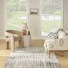 Nourison Washable Decor WSD07 Ivory Blue Area Rug Swatch Image