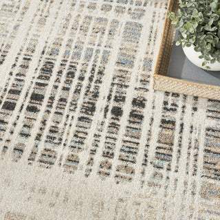 Nourison Washable Decor WSD07 Ivory Blue Area Rug Texture Image