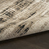 Nourison Washable Decor WSD08 Ivory Mocha Area Rug Detail Image