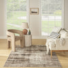 Nourison Washable Decor WSD08 Ivory Mocha Area Rug Swatch Image