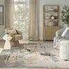 Nourison Washable Decor WSD09 Blue Area Rug Swatch Image