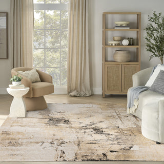 Nourison Washable Decor WSD09 Mocha Area Rug Swatch Image