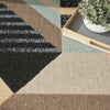 Nourison Washable Decor WSD10 Blue Multicolor Area Rug Texture Image