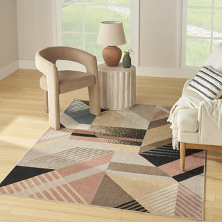 Nourison Washable Decor WSD10 Multicolor Area Rug 