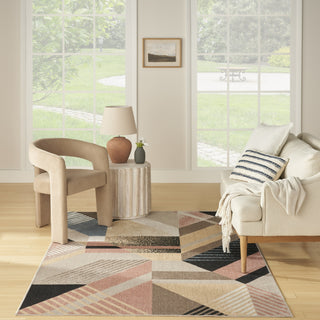 Nourison Washable Decor WSD10 Multicolor Area Rug 