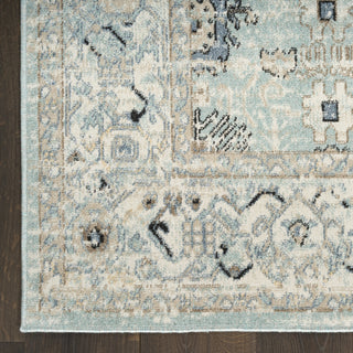 Nourison Washable Decor WSD12 Blue Taupe Area Rug main image