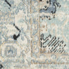 Nourison Washable Decor WSD12 Blue Taupe Area Rug Corner Image