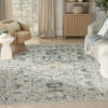 Nourison Washable Decor WSD12 Blue Taupe Area Rug 