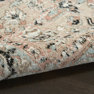 Nourison Washable Decor WSD13 Peach Area Rug Detail Image