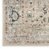Nourison Washable Decor WSD13 Peach Area Rug Corner Image
