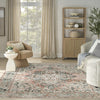 Nourison Washable Decor WSD13 Peach Area Rug Swatch Image