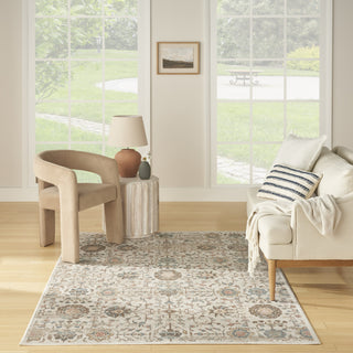Nourison Washable Decor WSD14 Beige Area Rug Swatch Image