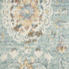 Nourison Washable Decor WSD14 Blue Area Rug Corner Image