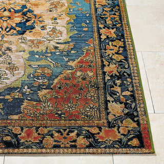 Livabliss Warsaw WSW-2304 Indigo Area Rug Angle