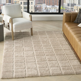 Nourison West End Ave WTE01 Beige Area Rug by DKNY Corner Image