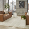 Nourison West End Ave WTE01 Ivory Area Rug by DKNY Corner Image