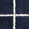 Nourison West End Ave WTE01 Navy Ivory Area Rug by DKNY Corner Image