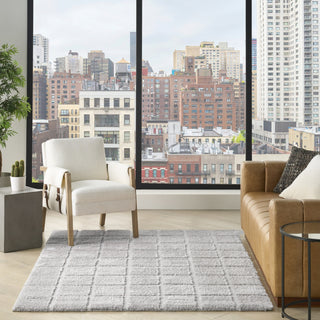 Nourison West End Ave WTE01 Grey Area Rug by DKNY Room Image Feature