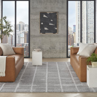 Nourison West End Ave WTE01 Grey Area Rug by DKNY Room Image Feature