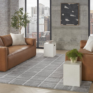Nourison West End Ave WTE01 Grey Area Rug by DKNY Room Image Feature