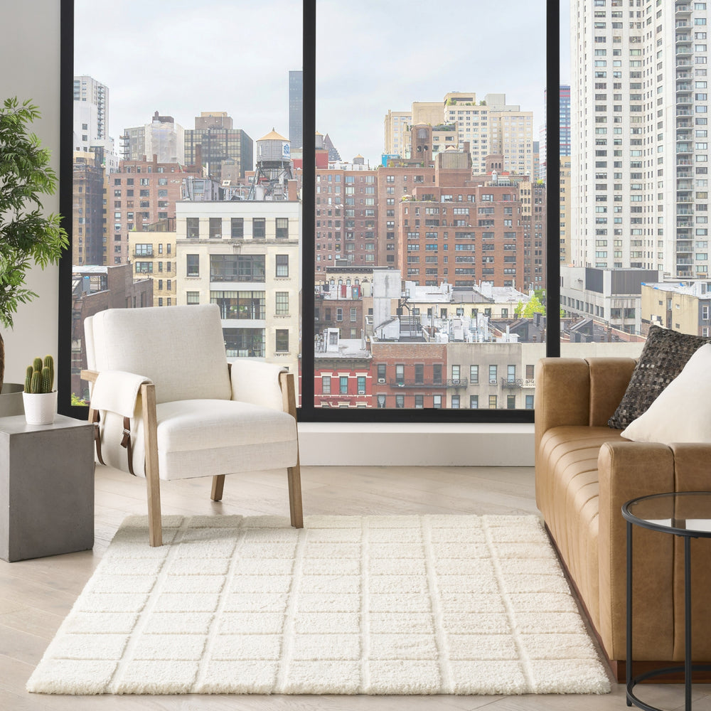 Nourison West End Ave WTE01 Ivory Area Rug by DKNY Room Image Feature