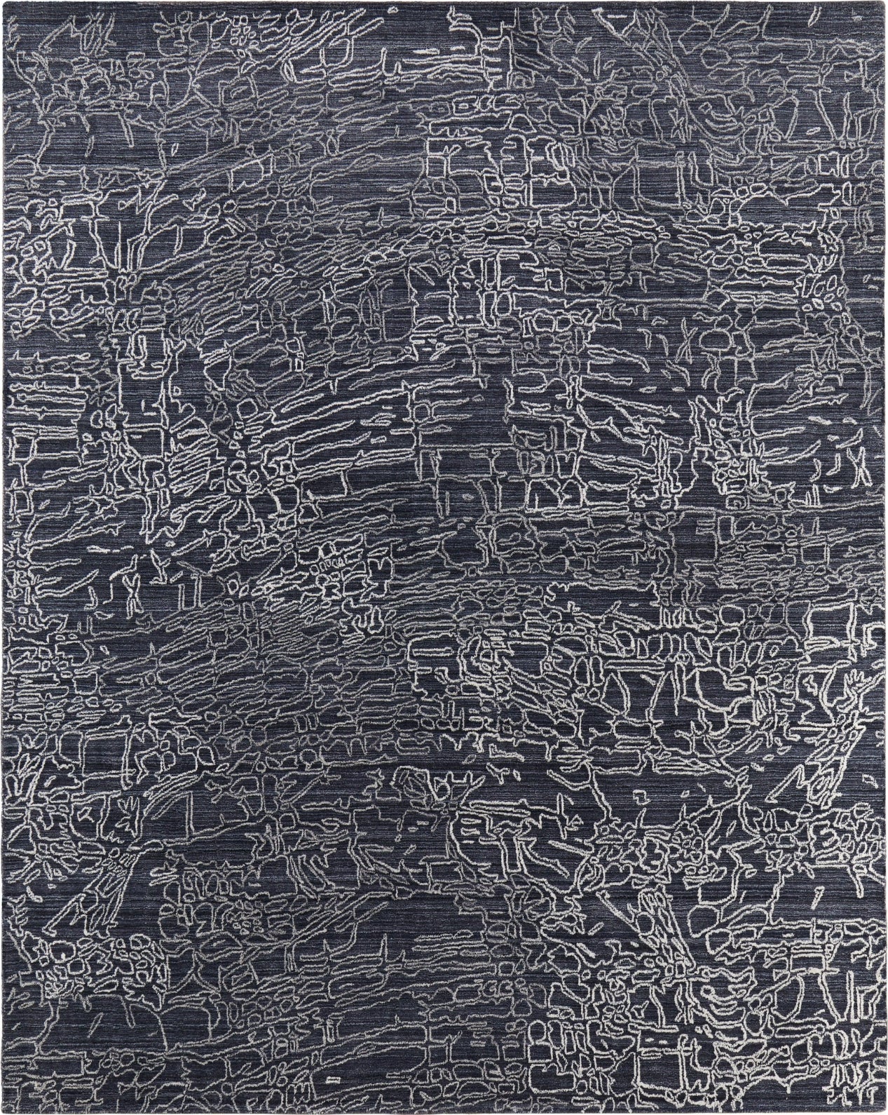 Feizy Whitton 8891F Black/Gray/Ivory Area Rug