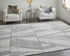 Feizy Whitton 8893F Ivory/Black Area Rug Lifestyle Image Feature