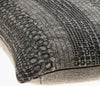Surya Washed Waffle WWA-002 Charcoal Corner Shot