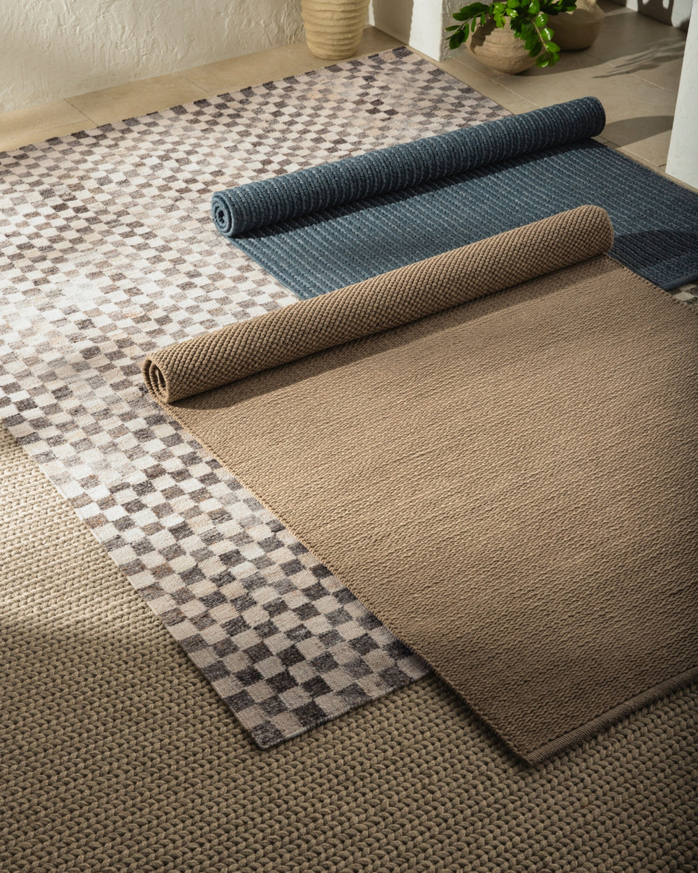 Surya Wexford WXF-2302 Taupe Area Rug Style Shot Feature