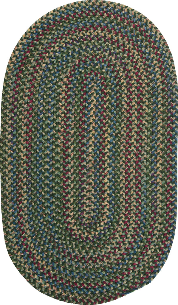 Colonial Mills Worley Oval WY26 Dark Green Area Rug