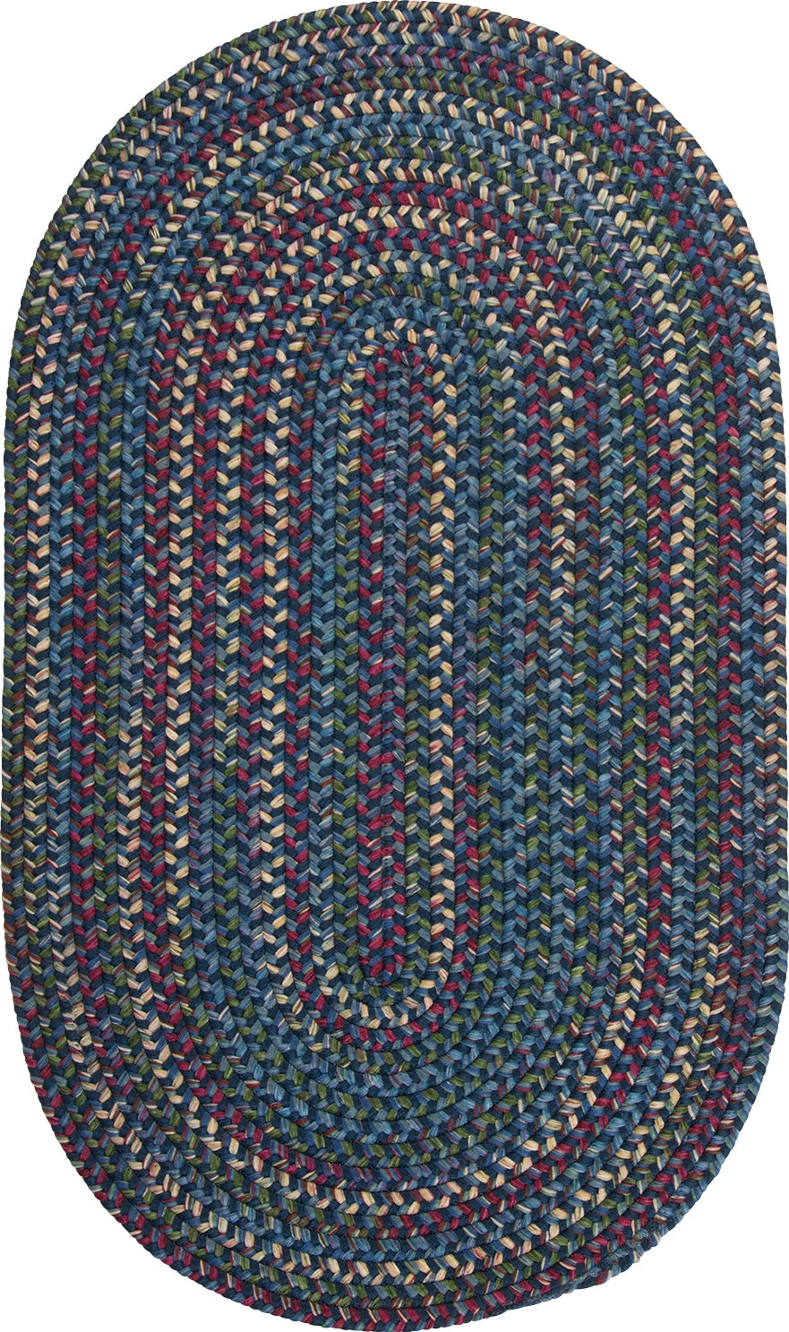 Colonial Mills Worley Oval WY34 Navy Area Rug