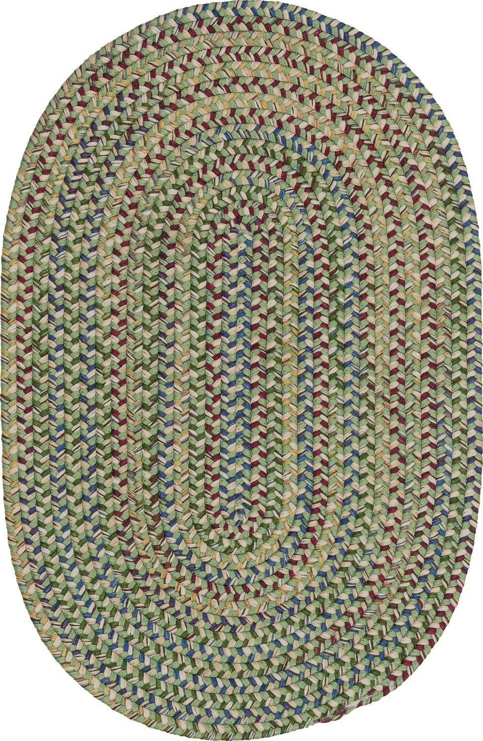 Colonial Mills Worley Oval WY52 Moss Green Area Rug