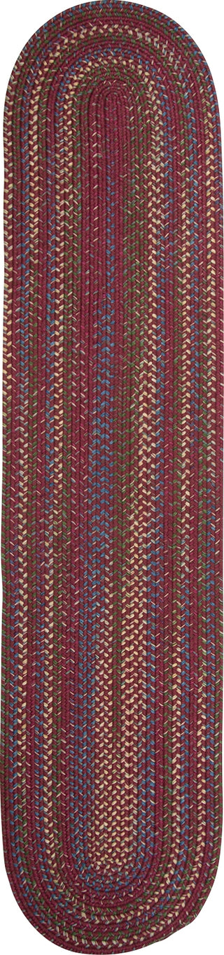 Colonial Mills Worley Oval WY71 Burgundy Area Rug