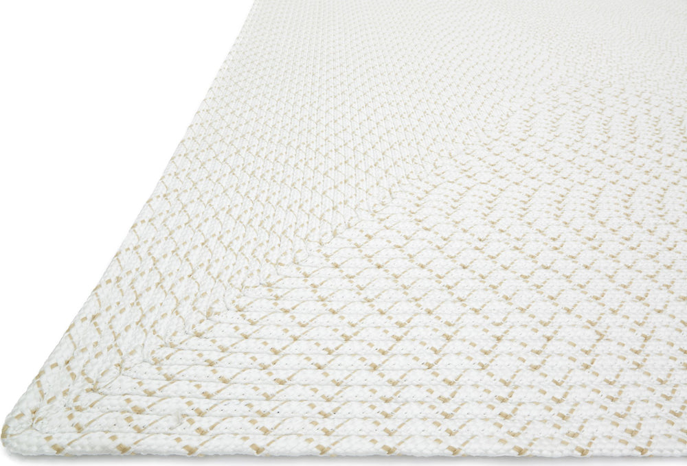 Loloi Wylie WB-01 Ivory Area Rug Corner Feature