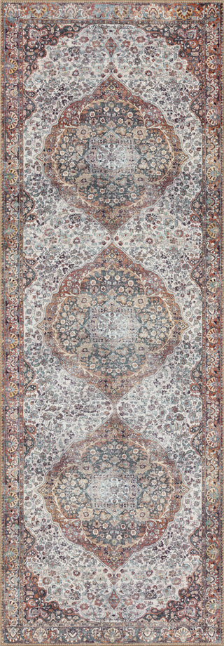 Loloi II Wynter WYN-01 Red / Multi Area Rug Corner Image