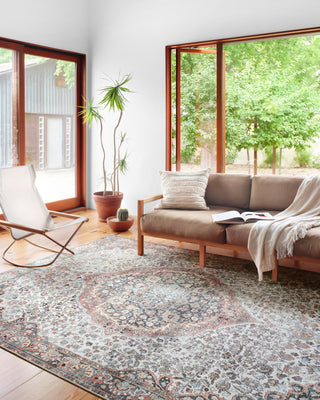 Loloi Wynter WYN-01 Red / Multi Area Rug Lifestyle Image Feature