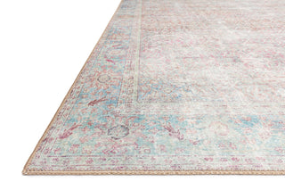 Loloi Wynter WYN-04 Red / Teal Area Rug Corner Image